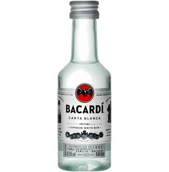 BACARDI - Carta Blanca Superior Rum Mini 5cl